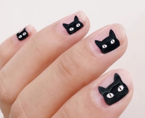 MANI MONDAY: Black cat season - Scratch Magazine